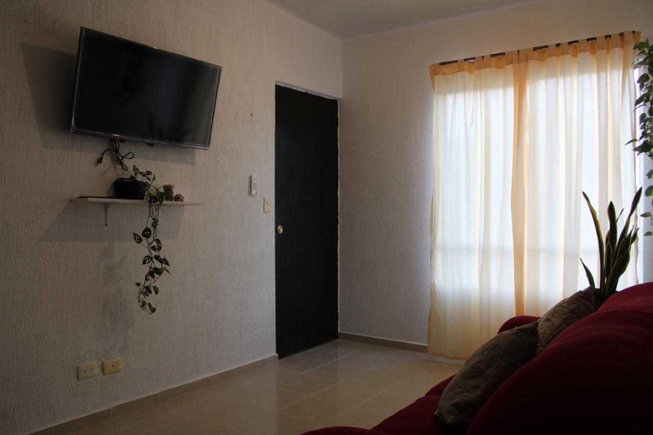 Relajante Y Acogedor Apartamento Con Alberca En Cancún Exterior foto
