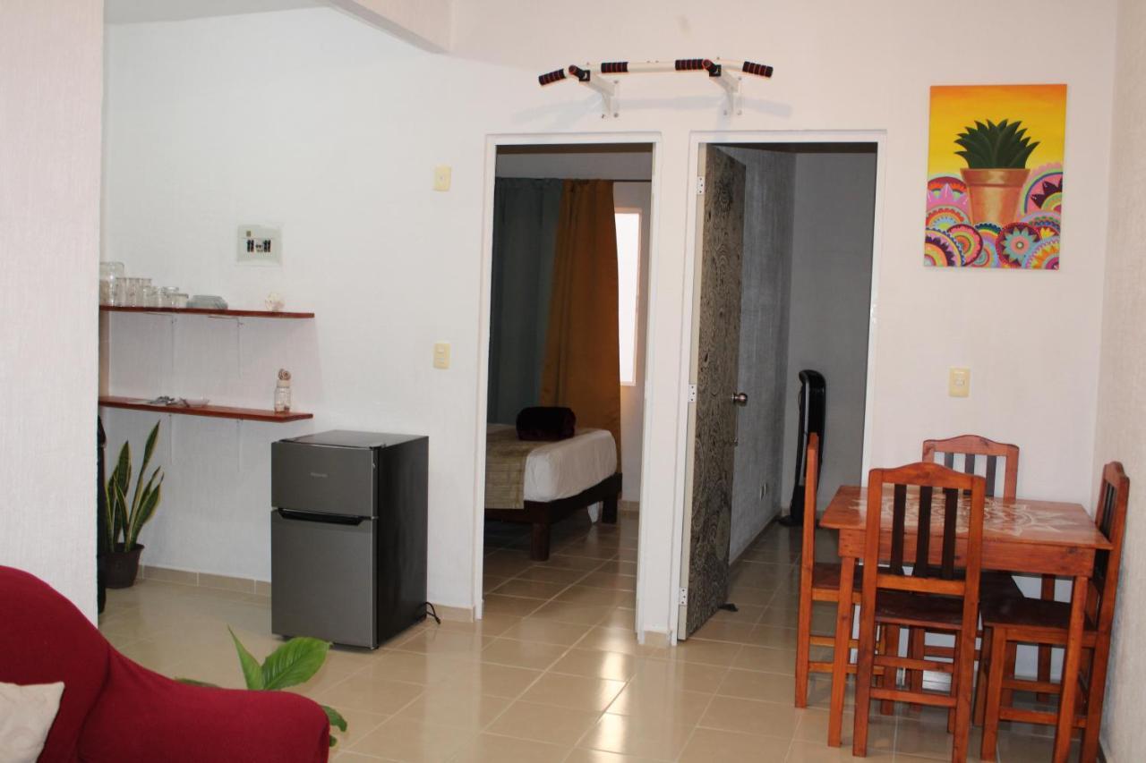 Relajante Y Acogedor Apartamento Con Alberca En Cancún Exterior foto