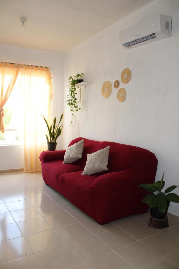 Relajante Y Acogedor Apartamento Con Alberca En Cancún Exterior foto